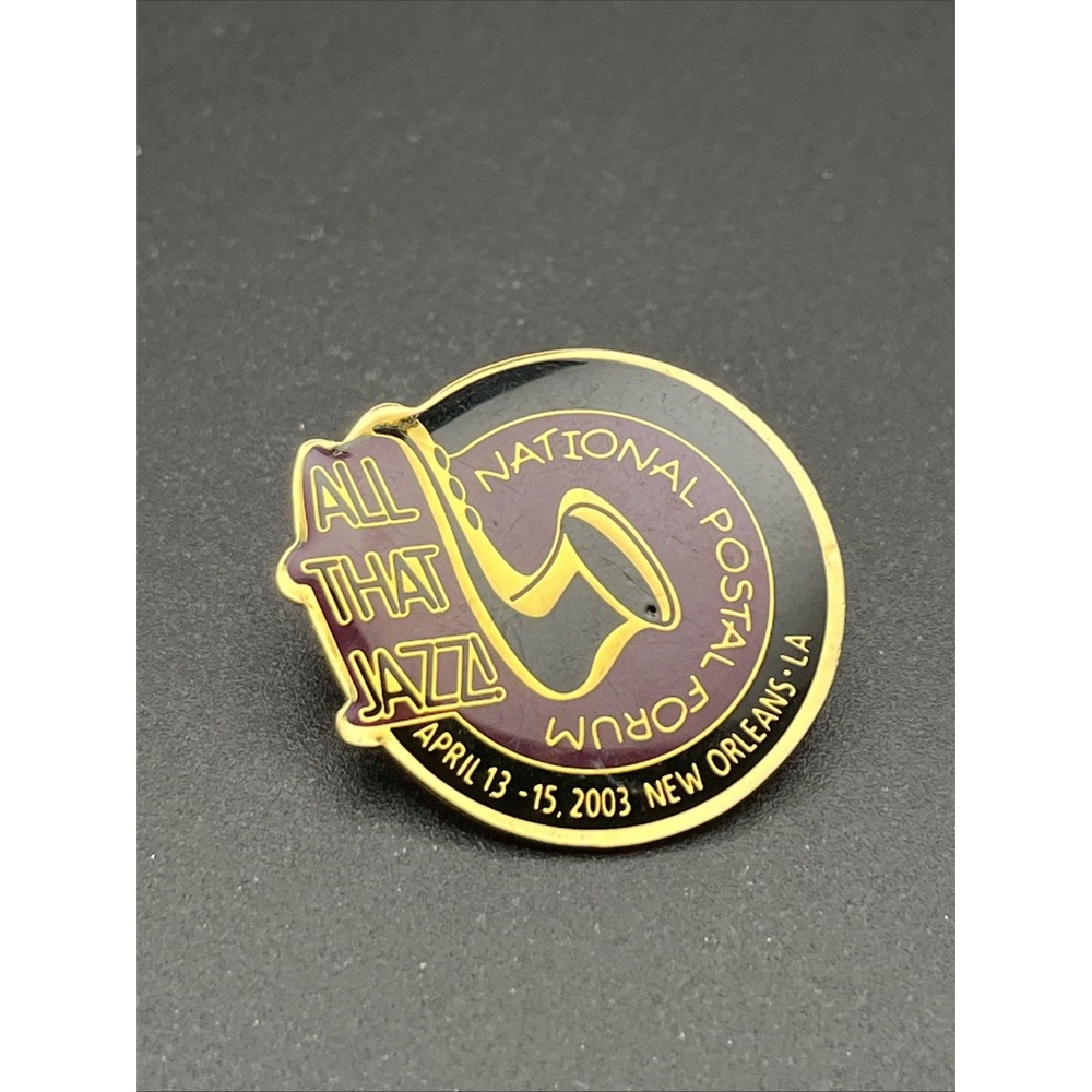 All That Jazz National Postal Forum New Orleans‎ 2003 Lapel Hat Pin